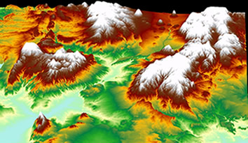 elevation map